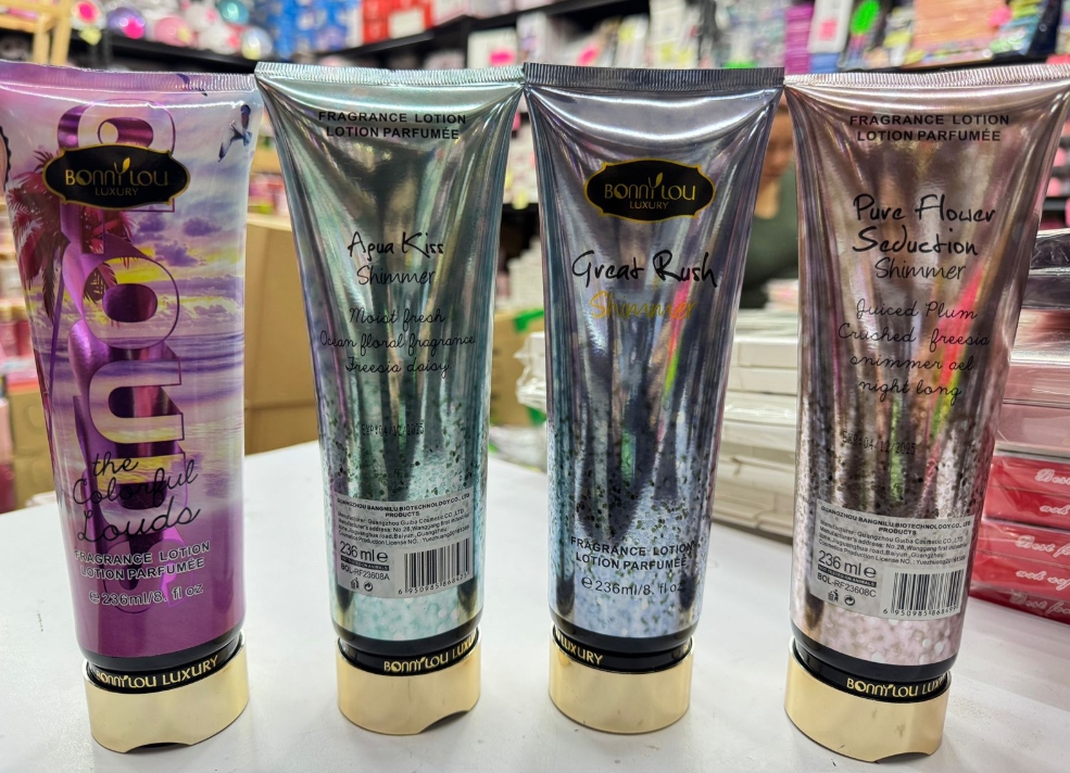 Crema corporal con fragancias
