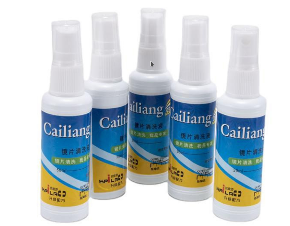 Spray limpia lentes